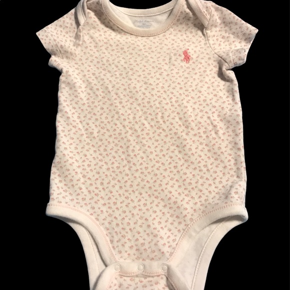 Ralph Lauren Polo 2 Pieces!!Baby Girl Bodysuits 6M - Picture 2 of 6